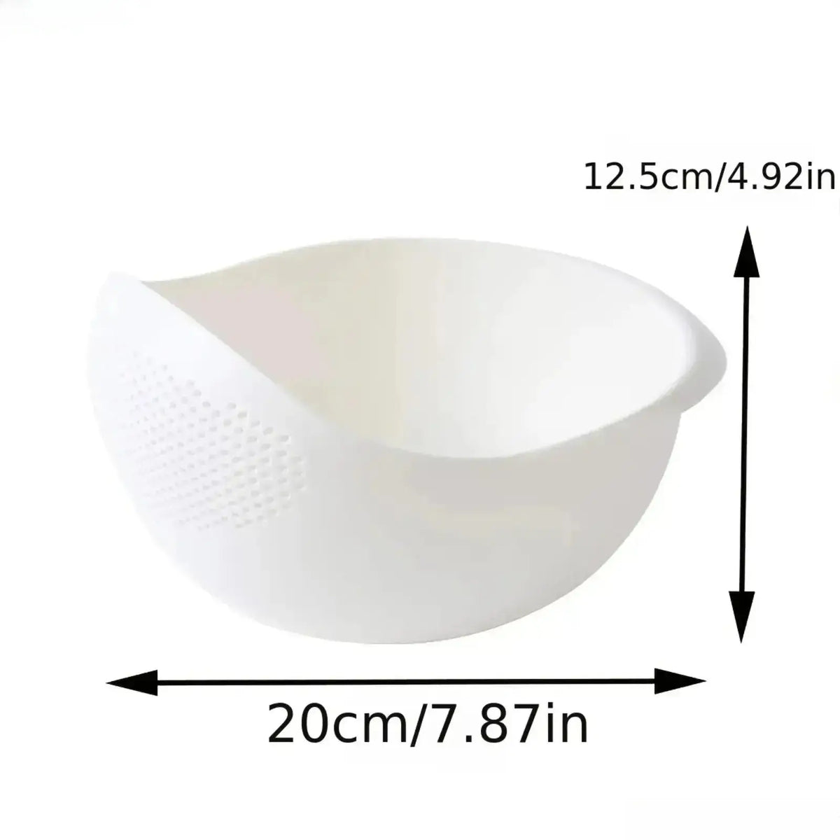 Multi-Functional Kitchen Drain Basket Basin, Dual Layer Colander Strainer for Rice Fruits Vegetables Household Food Washing Tool